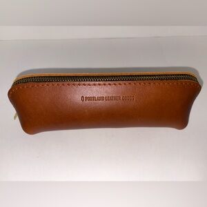Sidekick Zip Leather Pouch by Portland Leather Goods